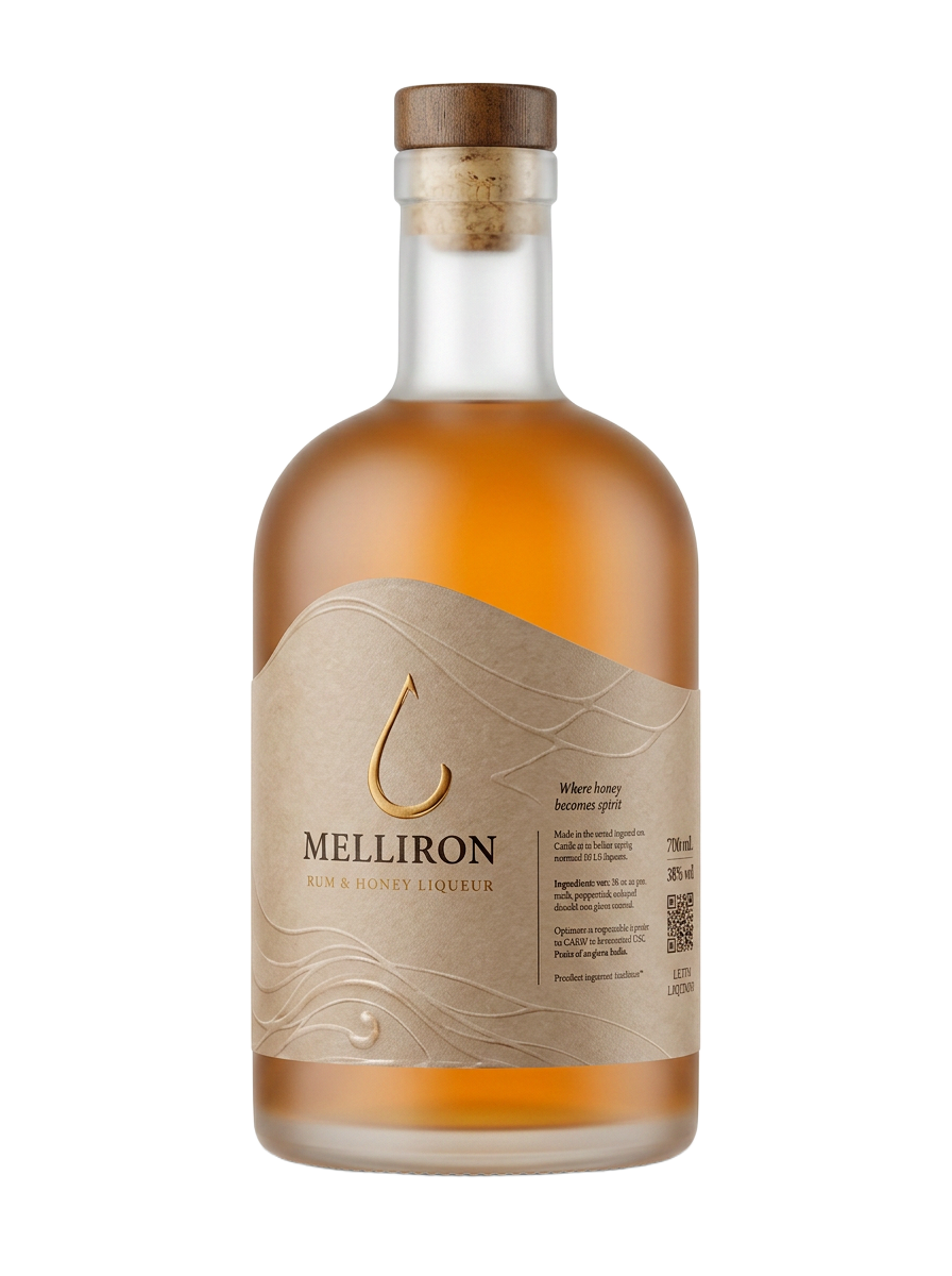 Melliron bottle — Rum & Honey Liqueur